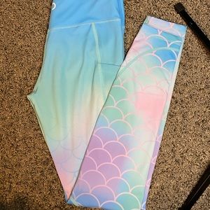 Curves and combat boots mermaid leggings